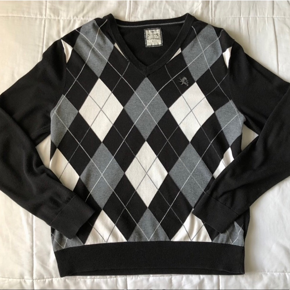 Express argyle sweater